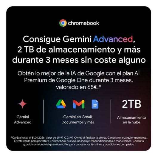 ASUS Chromebook CX1400FKA-EC0214 Intel Celeron N4500/8GB/128GB eMMC/14" Táctil
