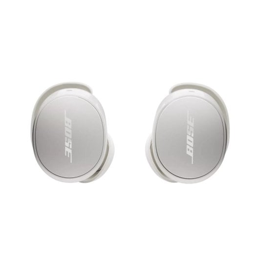 Ecouteurs Bose QuietComfort sans fil Bluetooth avec Réduction de Bruit, IPX4, Micro, Blanc fumé