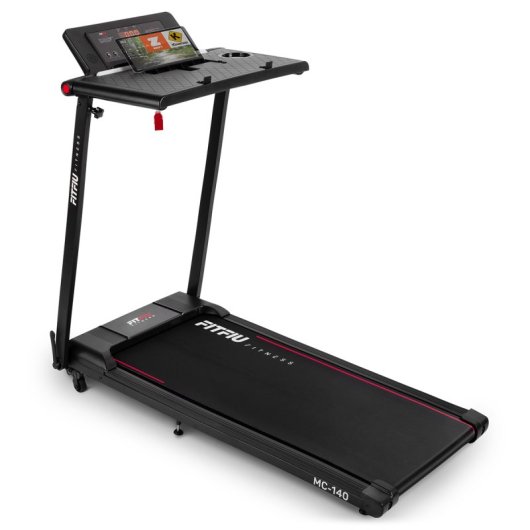 Fitfiu MC-140 Cinta de Correr Plegable con Soporte Pc/Tablet Velocidad Ajustable 12Km/h 42x100cm