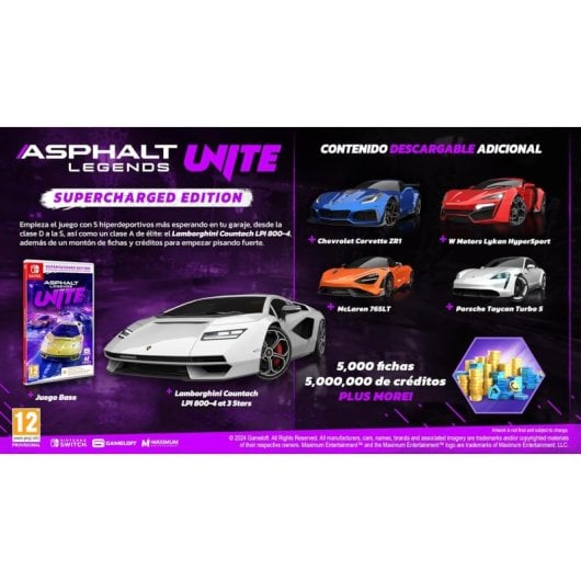 Asphalt Legends UNITE Supercharged Edition Nintendo Switch