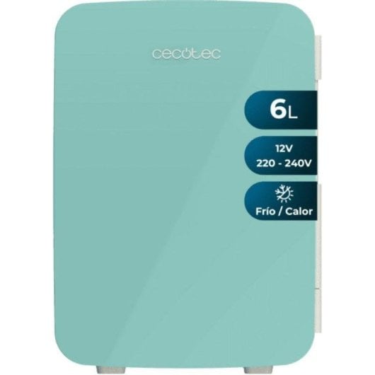 Mini Frigorifero Cecotec Bolero MiniCooling 6L Bahamas Mint 12V-220V Verde Compatto