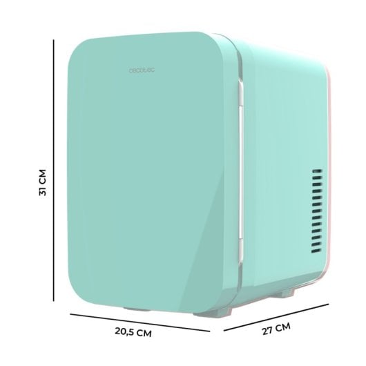 Mini Frigorifero Cecotec Bolero MiniCooling 6L Bahamas Mint 12V-220V Verde Compatto