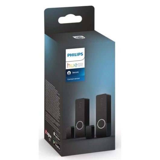 Capteur de Portes et Fenêtres Philips Hue Secure ZigBee Pack 4 Noir