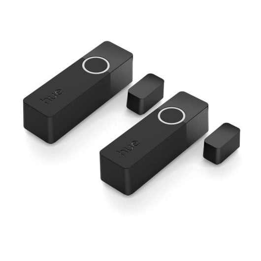 Capteur de Portes et Fenêtres Philips Hue Secure ZigBee Pack 4 Noir