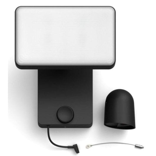 Câmera de vigilância Philips Hue Secure Flood Light FullHD Visão Noturna Externa Áudio Bidirecional