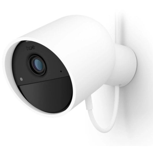Philips Hue Secure Cam Wired Cámara de Seguridad Interior y Exterior FullHD Blanca