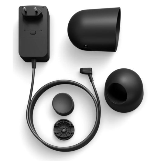 Caméra de sécurité filaire Philips Hue Secure pour bureau, intérieur et extérieur, Full HD, noir