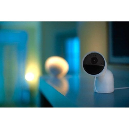 Caméra de surveillance Philips Hue Secure Camera Wired Desktop FullHD Vision Nocturne Intérieur et Extérieur Audio Bidirectionnel Contrôle Vocal