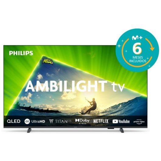 Philips Ambilight TV 50PUS8209 50“ QLED UltraHD 4K Dolby Atmos Titan OS