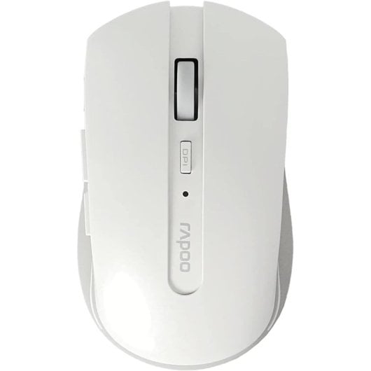 Mouse ottico wireless bianco Rapoo 7200m