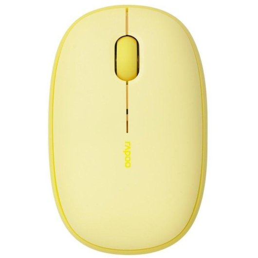 Maus Rapoo M660 Silent Bluetooth 1300 DPI Ambidextrous Gelb