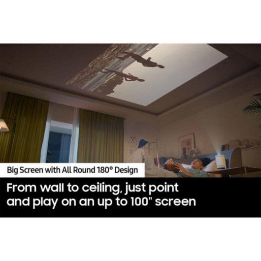 Projetor Samsung The Freestyle 2ª Gen FullHD 100" LED Smart TV Portátil WiFi Tizen