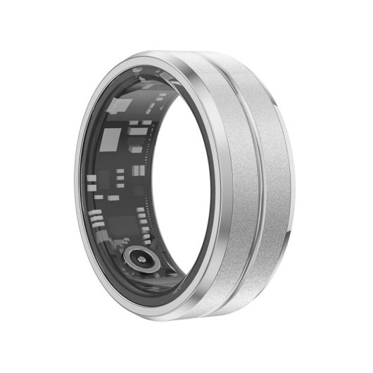 Klack Anillo Inteligente Fitness con Monitor de Frecuencia Cardíaca Sueño IP67 Talla 11 Plata