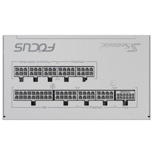 Fonte di Alimentazione Seasonic Focus GX-1000 1000W 80 PLUS Gold Modular ATX3.1 White