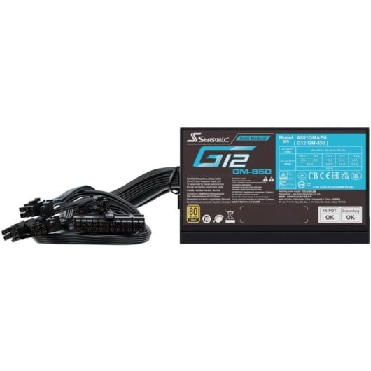Seasonic G12 GM-850 850W 80 Plus Gold Semimodular