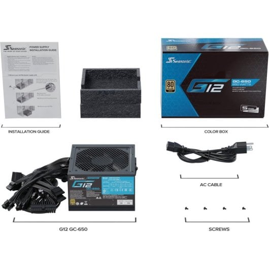Seasonic G12 GC-650 650W 80 Plus Gold
