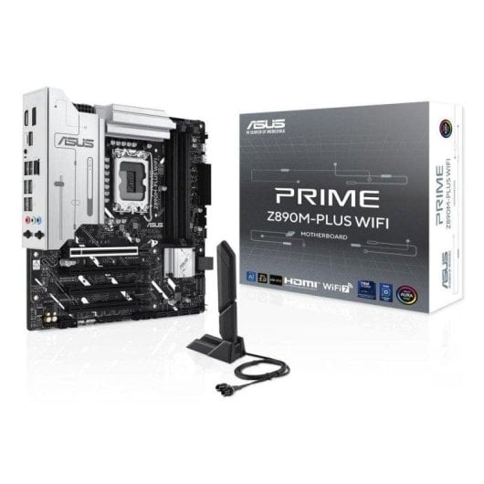 Schede Madri ASUS PRIME Z890M-PLUS WIFI Intel Z890 LGA 1851 DDR5 Micro ATX WiFi 7