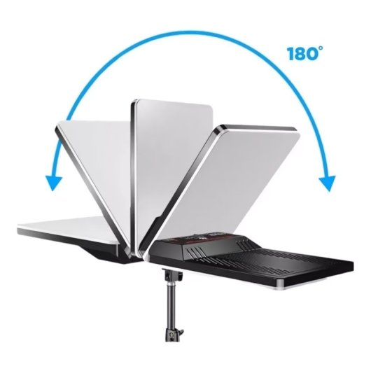 Klack Luz LED para Fotografía Y Vídeo con Mando Y Trípode de 2.1m 50W Negro