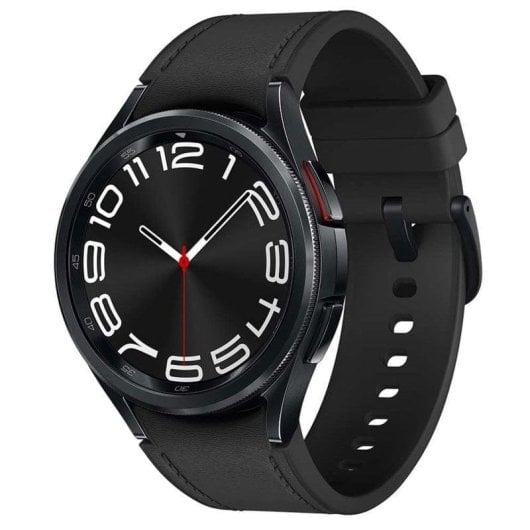 Samsung Galaxy Watch6 Classic Bluetooth GPS 43mm Super AMOLED Noir Étanche IP68 Pulsomètre