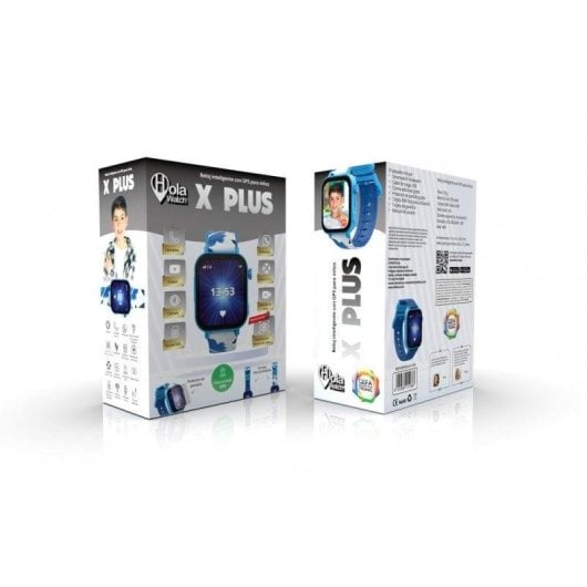 Cefa Toys Hola Watch X Plus 4G GPS 1.85" LCD Azul IP67 Videollamada Crianças SOS