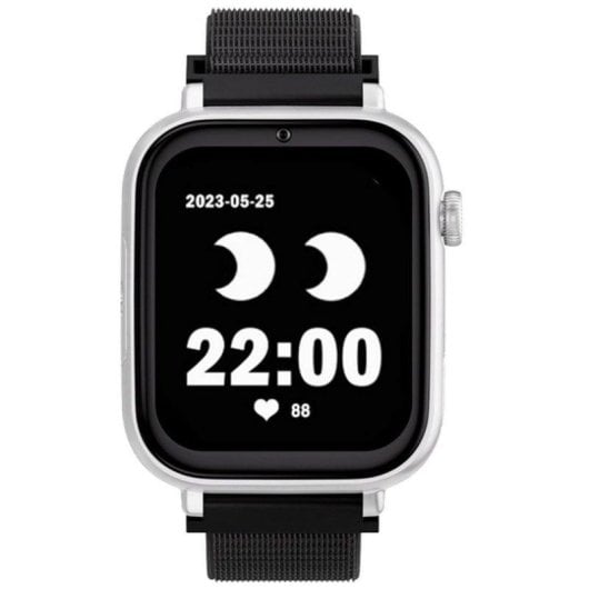 SaveFamily Save Family Plus 4G GPS 40mm Digital Weißes Gehäuse Schwarzes Textilband IP67 SOS