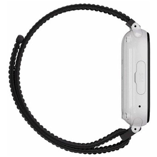 SaveFamily Save Family Plus 4G GPS 40mm Digital Weißes Gehäuse Schwarzes Textilband IP67 SOS