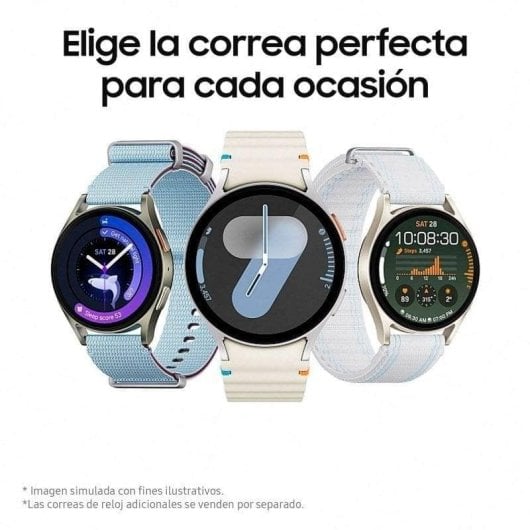 Samsung Galaxy Watch7 Bluetooth GPS 44mm AMOLED Grün M/L IP68 5ATM SpO2 Herzfrequenz Schlafmonitor