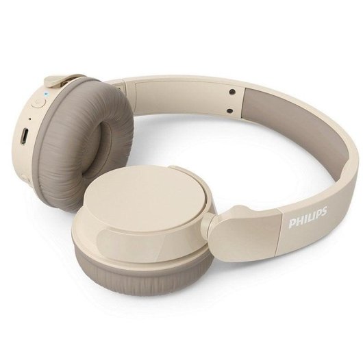 Auriculares Philips TAH3209 Bluetooth pliables, son dynamique, micro, beige