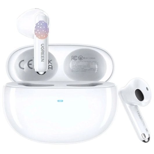 Ugreen WS201 Hitune H5 Auriculares Inalámbricos Bluetooth con Cancelación de Ruido Blancos