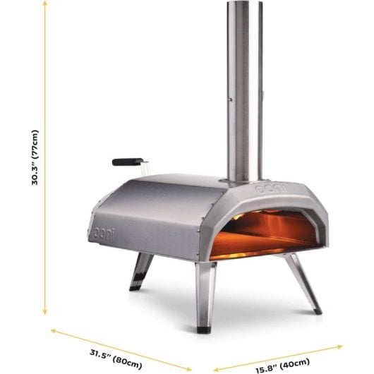 Ooni Karu 12 Horno para Pizzas Multicombustible Acero Inoxidable