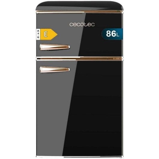 Frigorífico Mini Cecotec Bolero CoolMarket 2D Origin 86 Black E Defrost 89,3cm 86L E Preto
