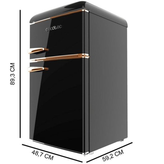 Cecotec Bolero CoolMarket 2D Origin 86 Black E Frigorífico Mini E Negro