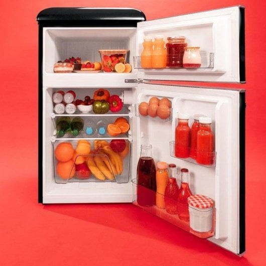 Frigorífico Mini Cecotec Bolero CoolMarket 2D Origin 86 Black E Defrost 89,3cm 86L E Preto