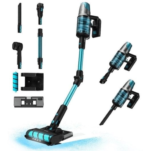 Aspirapolvere senza fili Cecotec Conga Rockstar 7500 Astral ErgoWet 680W 90min Animali LED