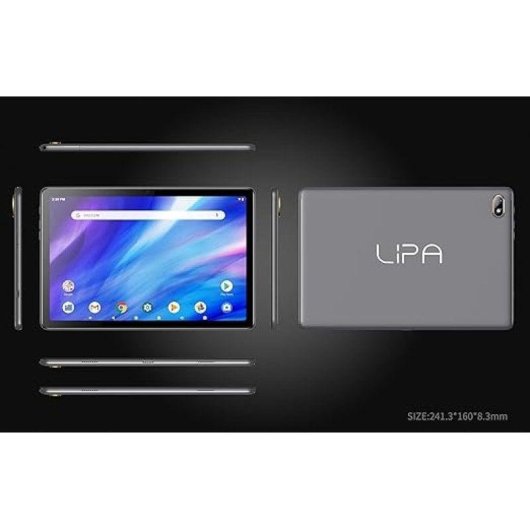Tablet Lipa GP25 WiFi 10,1" 4GB 128GB Gris con Funda