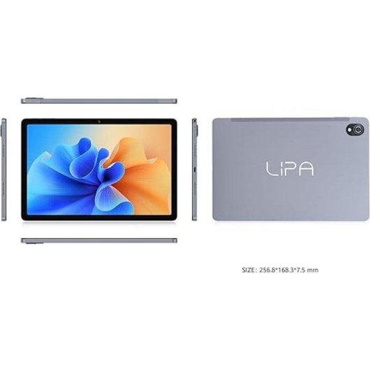 Tablet Lipa TR02 WiFi + 4G 11" 6GB 128GB Gris