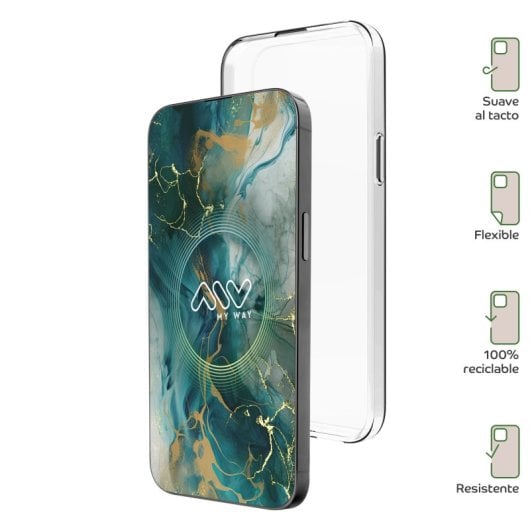 Coque Myway compatible avec Apple iPhone 16 Plus transparente