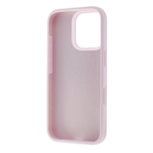 Muvit For Change Recycletek Flüssigsilikonhülle Kompatibel Mit Apple iPhone 16 Pro Rosa