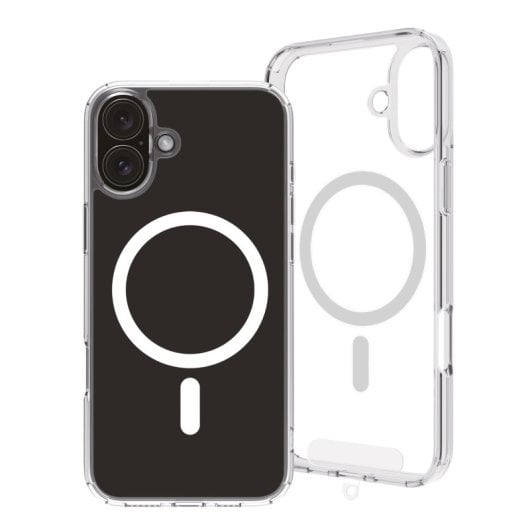 Muvit For Change Funda Recycletek Magsafe Compatible Con Apple Iphone 16 Transparente