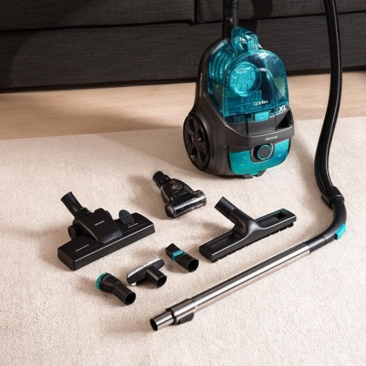 Cecotec Conga Rockstar Cyclonic XL ProAnimal Aspirador de Trineo Ciclónico sin Bolsa 800W Negro