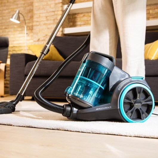 Cecotec Conga Rockstar Multicyclonic XL PowerStyle Aspirador de Trineo 900W Negro/Azul