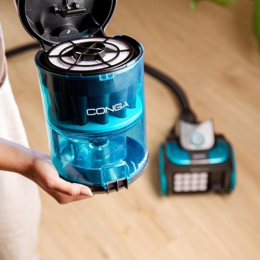Cecotec Conga Rockstar Multicyclonic XL PowerStyle Aspirador de Trineo 900W Negro/Azul