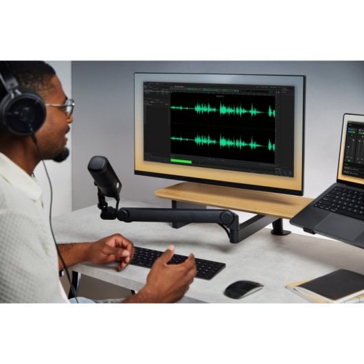 Elgato Wave Mic Arm Pro LP Brazo Soporte para Micrófono Bajo Perfil Resorte de Gas Negro