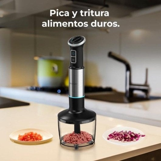 Batidora Cecotec Power Neutron 1100MAX Cream&Crush 1100 W Titanio XL