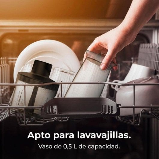 Cecotec Power RetroBeige 1200MAX Crean&Crush Batidora de Mano Retro 4 Cuchillas 0.5L 1200W Beige