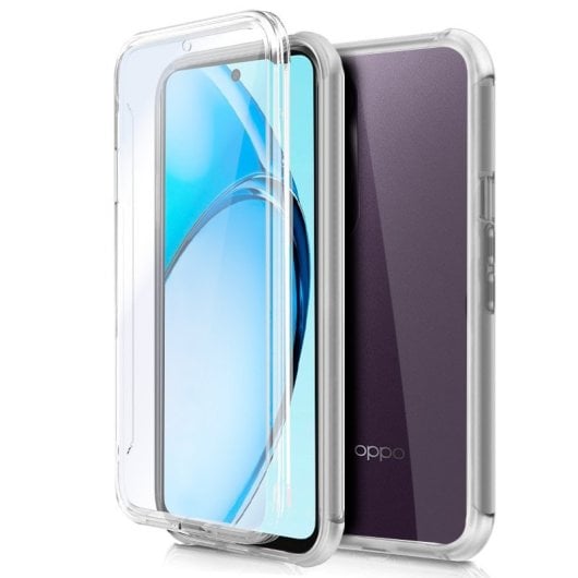 Custodia in silicone trasparente 3D fronte + retro per Oppo A60