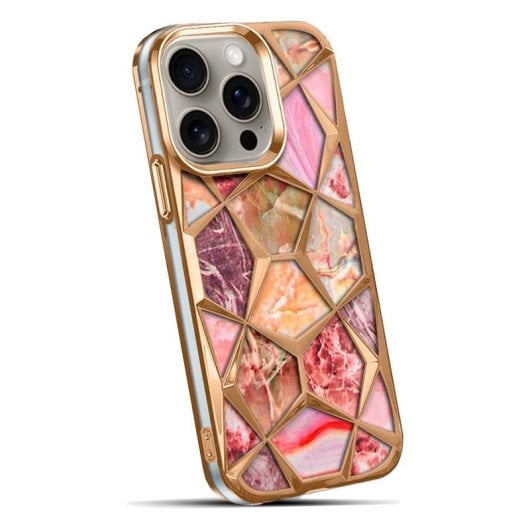 Coque cool au design marbré pour iPhone 15 Pro Max