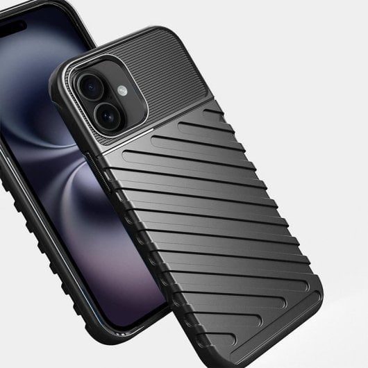 Cool Carcasa para iPhone 16 Thunder Negro