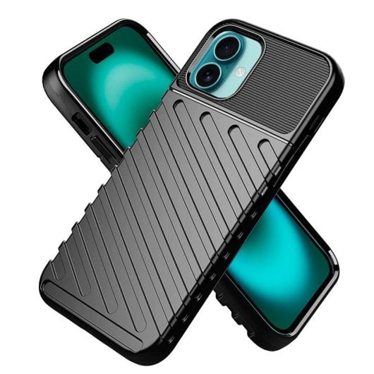 Coque Cool pour iPhone 16 Plus, noir tonnerre