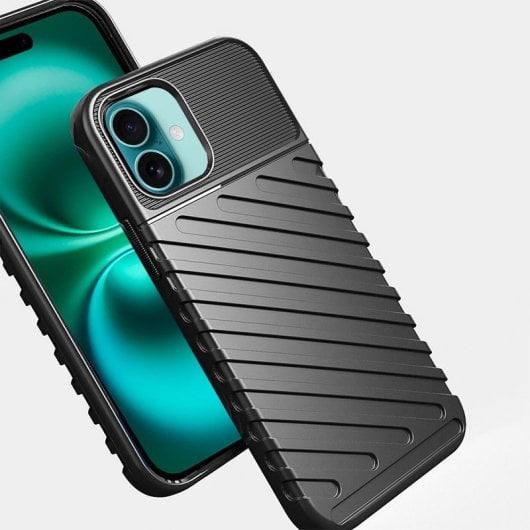 Coque Cool pour iPhone 16 Plus, noir tonnerre